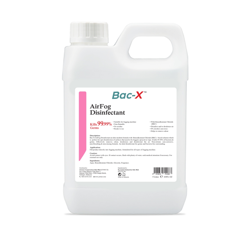 Picture of BAC-X Air Fog Disinfectant (NON ALCOHOL) - 5 Liters