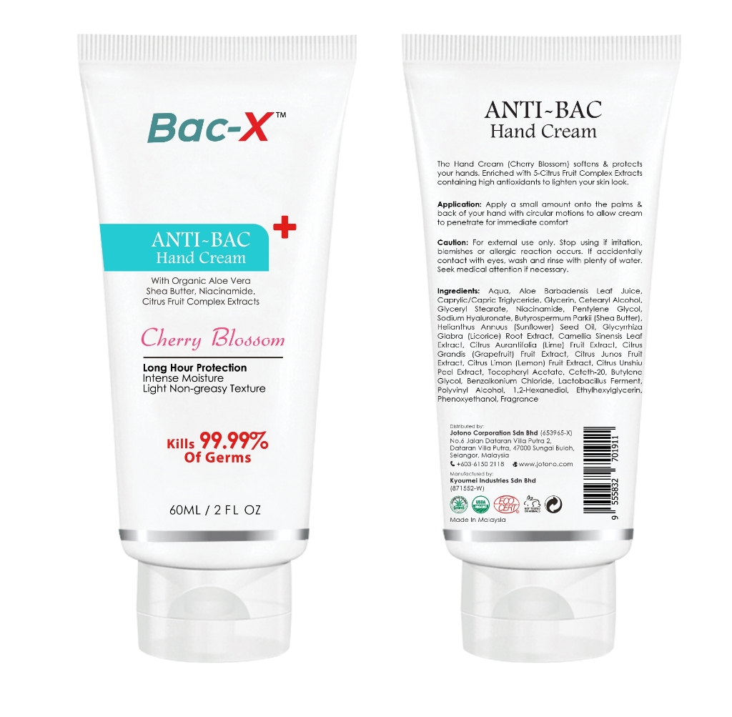 Picture of BAC-X Hand Cream CHERRY BLOSSOM (60ml)