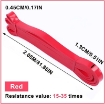 Picture of Latex Tension Band – RED (0.45cm x 1.3cm x 208cm) 