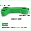 Picture of Latex Tension Band – GREEN (0.45cm x 4.4cm x 208cm)  