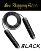 Picture of Wire Skipping Rope – BLACK 
