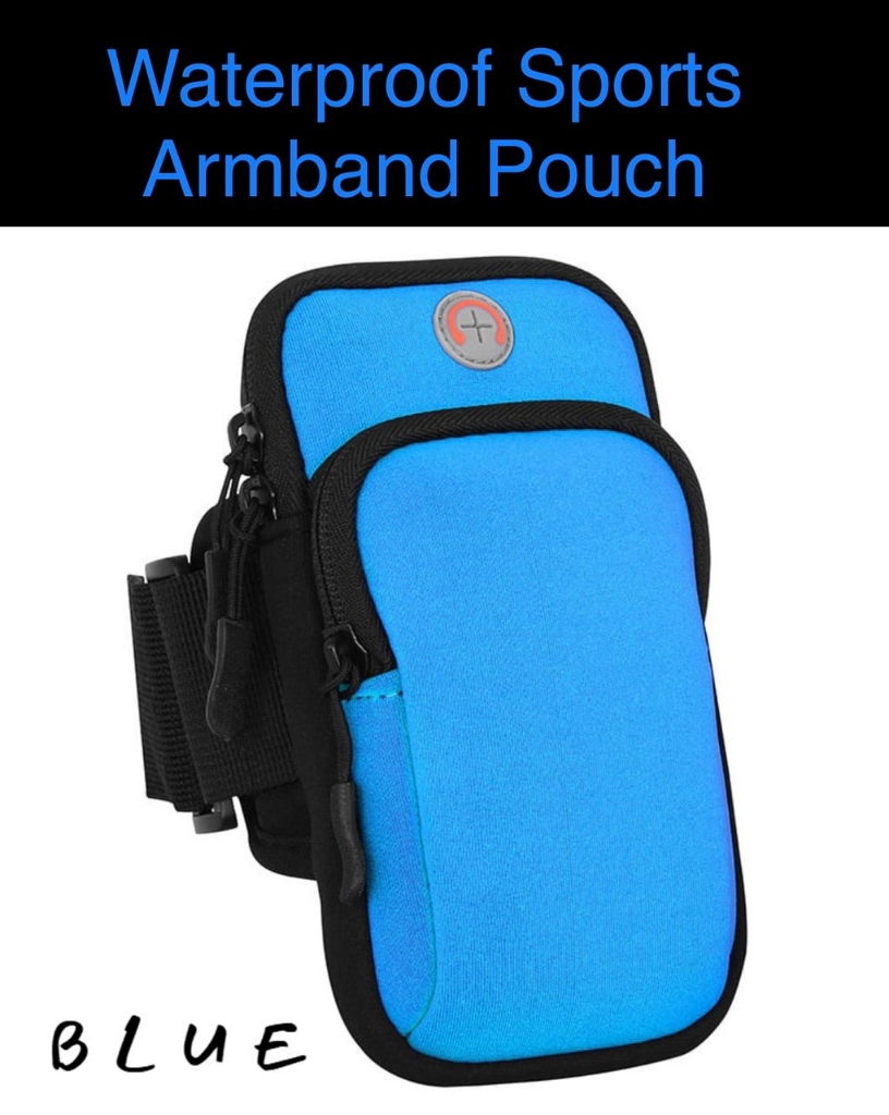 Picture of Waterproof Sports Armband Pouch – BLUE 