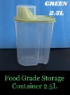 Picture of Food Grade Storage Container – GREEN 2.5L 
