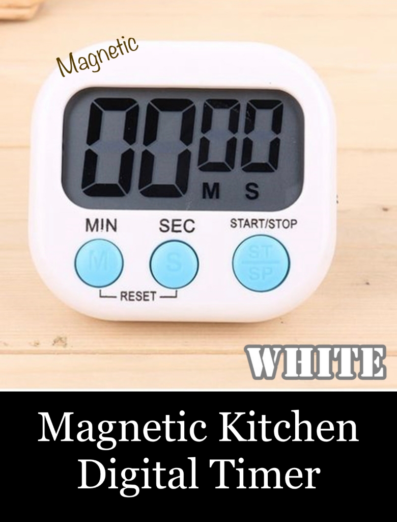 Picture of Magnetic Kitchen Digital Timer – WHITE 