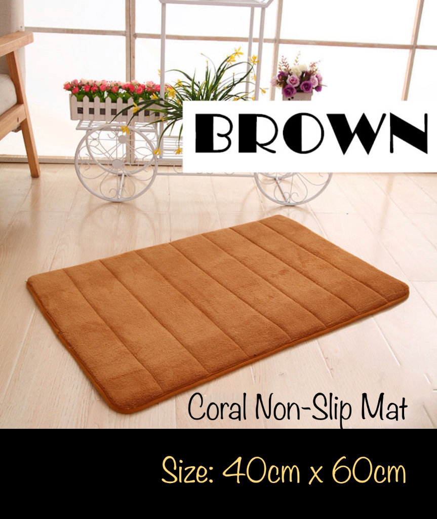 Picture of Coral Non-Slip Mat 40cm x 60cm – BROWN  