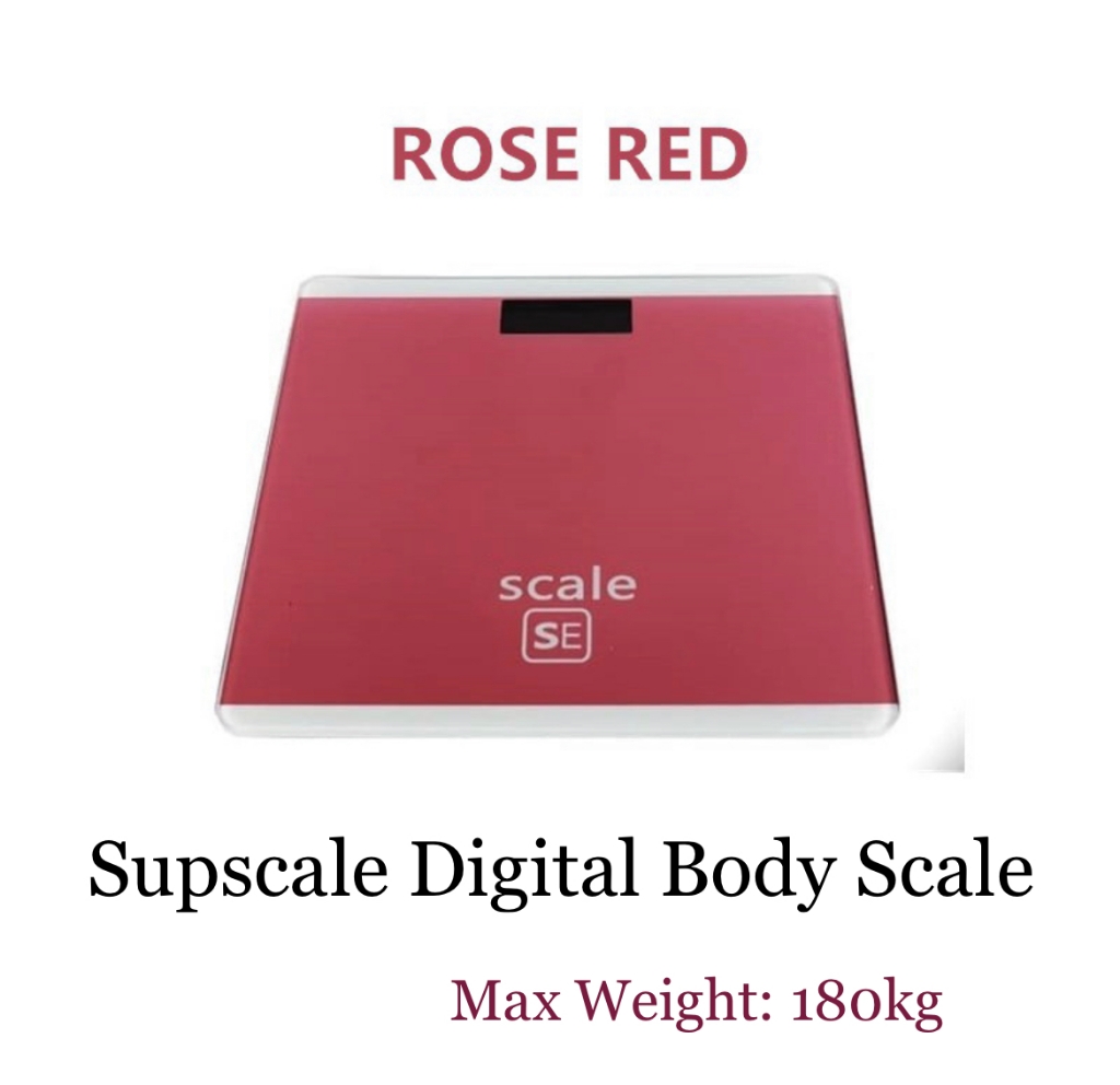 Picture of Supscale Digital Body Scale – Max 180kg – NO LINE ROSE RED 