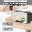 Picture of Mirror Radio Alarm Clock – WHITE 