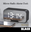 Picture of Mirror Radio Alarm Clock – BLACK 