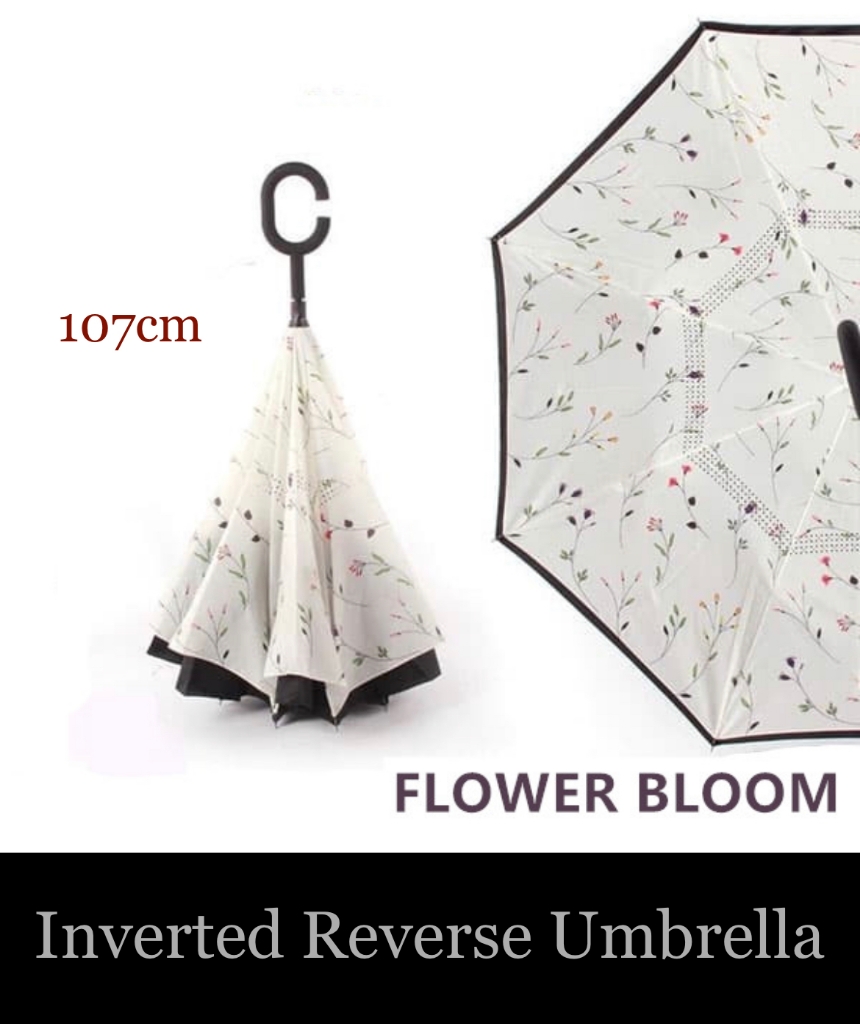 Picture of Inverted Reverse Umbrella 107cm – FLOWER BLOOM   