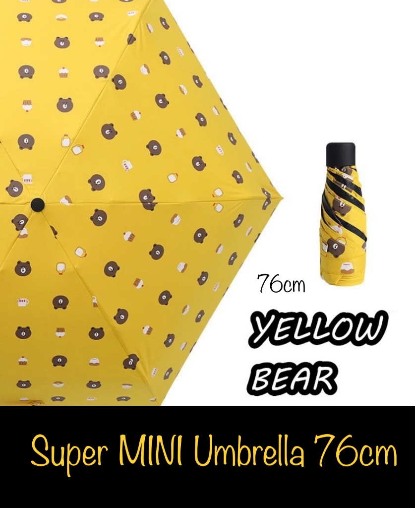Picture of Super Mini Umbrella 76cm – YELLOW BEAR 