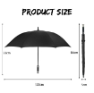 Picture of XL Size 120cm Automatic Umbrella – BLACK 
