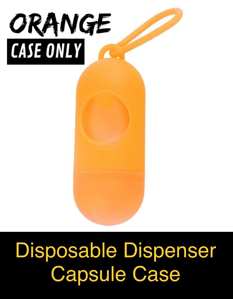 Picture of Disposable Dispenser Capsule Case – ORANGE 
