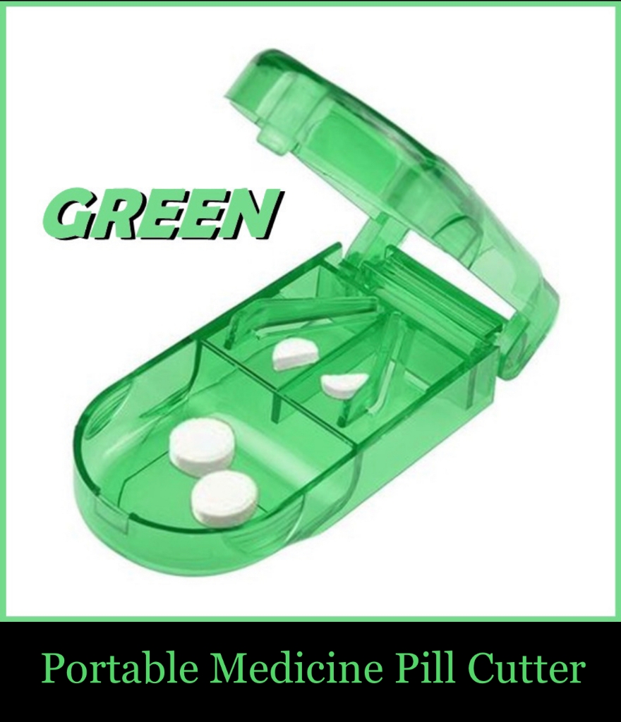 Picture of Portable Medicine Pill Cutter – GREEN 