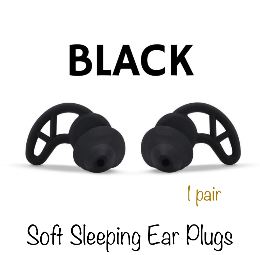 Picture of Soft Sleeping Ear Plugs – BLACK (1 pair) 