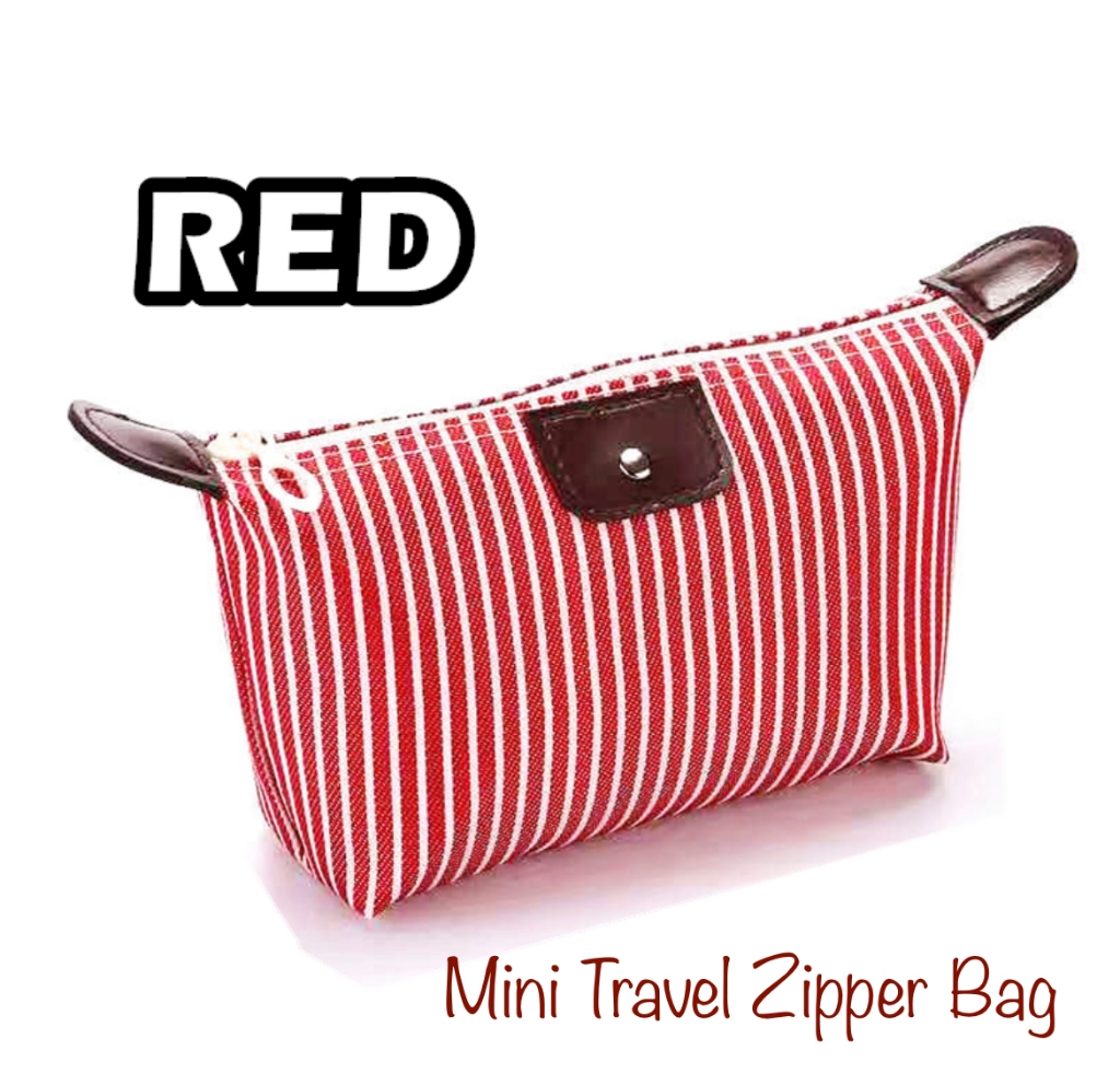 Picture of Mini Travel Zipper Bag – RED 