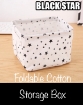 Picture of Foldable Cotton Storage Box – BLACK STAR 