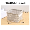 Picture of Foldable Cotton Storage Box – WHITE LINE 