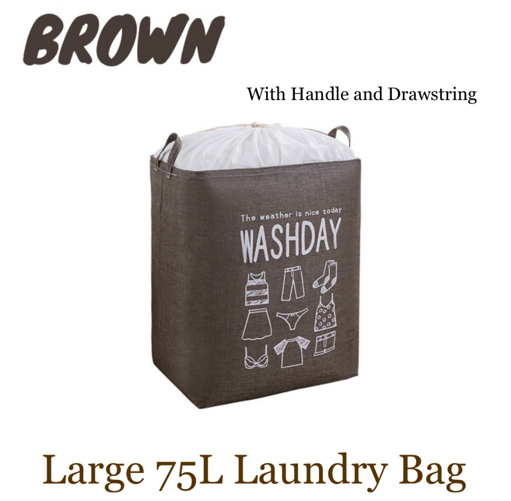 Picture of Large 75L Laundry Bag – BROWN 